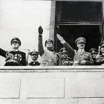 Ναζιστικός χαιρετισμός Χίτλερ- Μουσολίνι